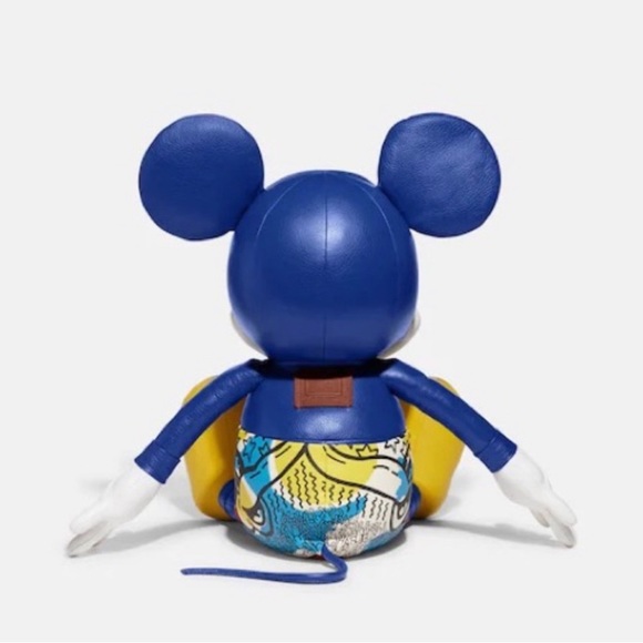 New Coach Disney Mickey Mouse X Keith Haring Medium Collectible - Picture 3 of 6
